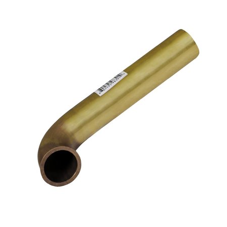 EVERFLOW Direct Connect Waste Bend for Tubular Drain Applications, 17GA Brass 1-1/2"x18" 42118
